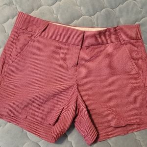 Pink women stripped shorts size 8